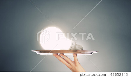 Serve idea on tray Serve idea on tray 45652543