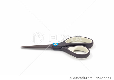 Single black steel scissors. Single black steel scissors. 45653534