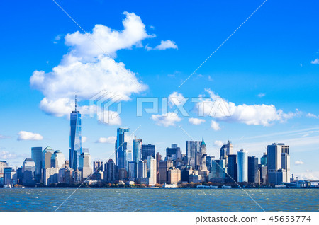 The skyscraper of New York Manhattan 45653774