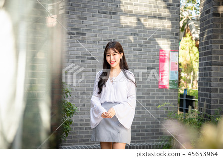 Female twenties female college students college students tour Holiday outings Female twenties female college students college students tour Holiday outings 45653964