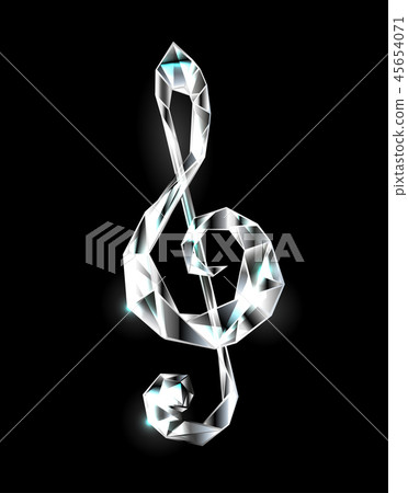 Crystal musical symbol 45654071
