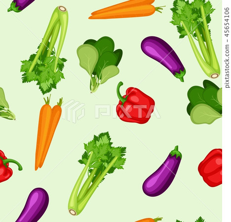 Organic healthy vegetable collection set Organic healthy vegetable collection set 45654106