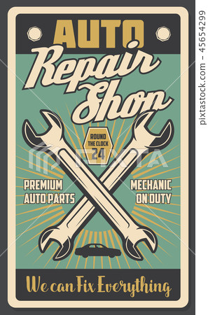 Car repair shop and auto spare rarts 45654299
