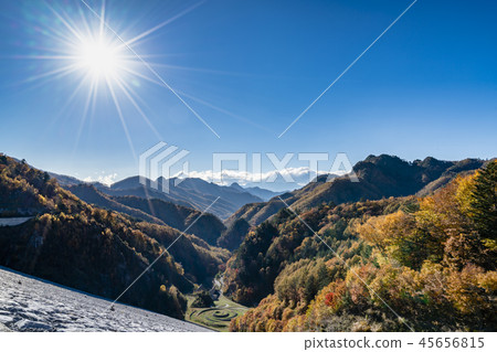  Minami Aoki Dam Autumn leaves 45656815