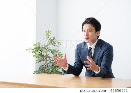 亞洲商人工作 45656931