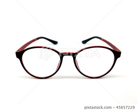 black color eyeglasses isolated for model icons. black color eyeglasses isolated for model icons. 45657229