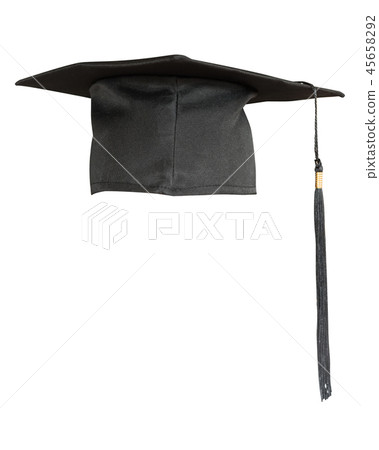Graduation cap isolated on white background Graduation cap isolated on white background 45658292