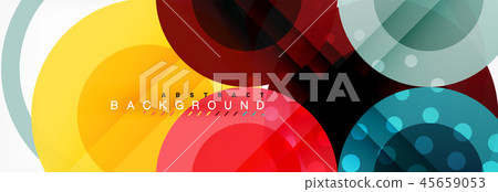 Circle composition abstract background Circle composition abstract background 45659053