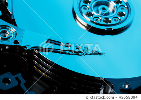 Disassembled hard drive from the computer, hdd  45659094