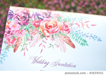 Wedding invitation card Wedding invitation card 45659541