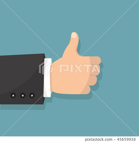 Thumbs Up  Hands businessman 45659938