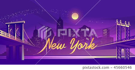 abstract night city 45660546