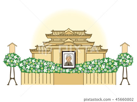 Funeral Illustration: Altar Funeral Illustration: Altar 45660802