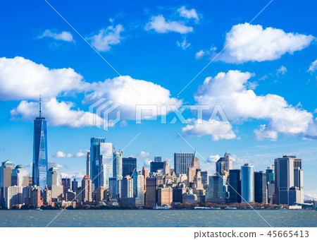 The skyscraper of New York Manhattan The skyscraper of New York Manhattan 45665413