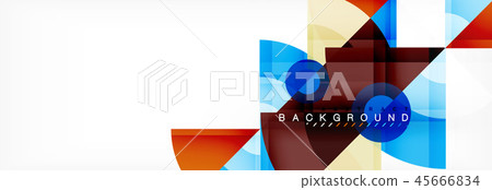 Trendy circles composition geometric background Trendy circles composition geometric background 45666834