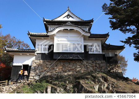 Binaka Matsuyama Castle Tenshu (the existing castle tower 100 Japanese castles Takahashi City Okayama Prefecture) Binaka Matsuyama Castle Tenshu (the existing castle tower 100 Japanese castles Takahashi City Okayama Prefecture) 45667004