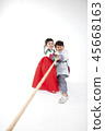 A child in a hanbok 45668163