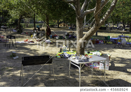 Outdoor barbecue 45668924