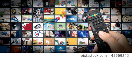 Television streaming video. Media TV on demand 45669243