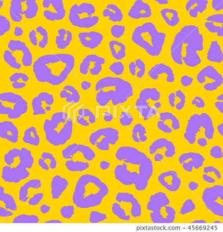 Leopard skin print seamless pattern background. 45669245