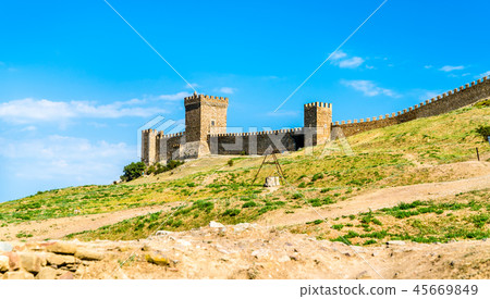 Genoese fortress in Sudak, Crimea 45669849