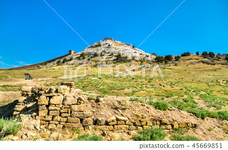 Genoese fortress in Sudak, Crimea 45669851
