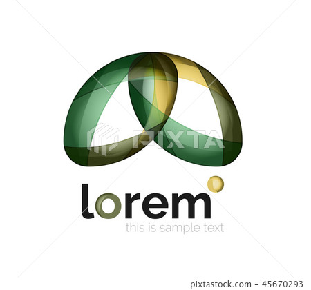 Abstract geometric business icon 45670293