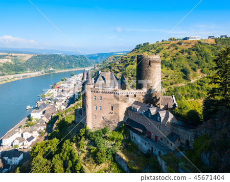Katz Castle ruin in St. Goarshausen Katz Castle ruin in St. Goarshausen 45671404