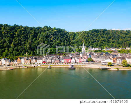Sankt Goar town in Germany 45671405