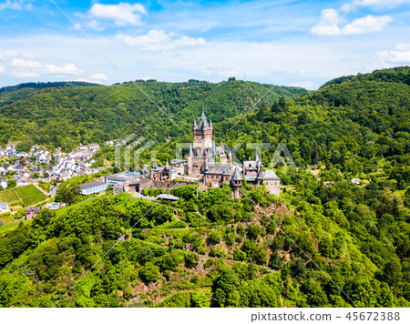 Reichsburg Castle in Cochem, Germany 45672388