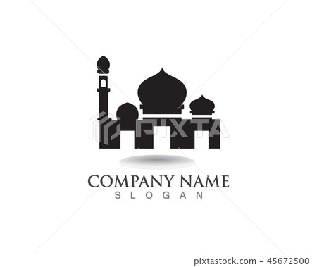 Mosque icon vector Illustration design template Mosque icon vector Illustration design template 45672500