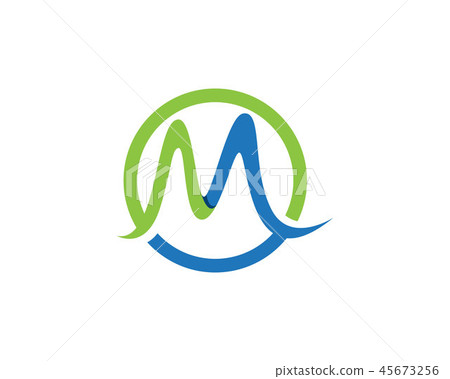 M Logo Letters Business Logo And Symbols Template Stock Illustration