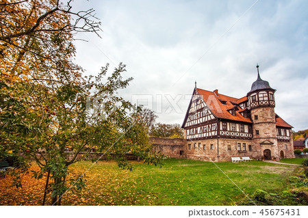 The downtown of Wasungen in Thuringia Germany The downtown of Wasungen in Thuringia Germany 45675431