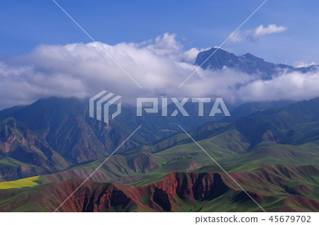 中國, 青海省, 青海省, 祁連縣, 卓爾山 中國, 青海省, 青海省, 祁連縣, 卓爾山 45679702