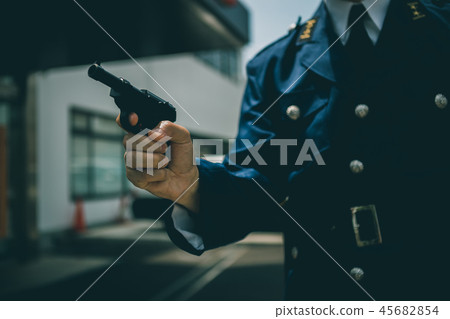 pistol, police officer, cops 45682854
