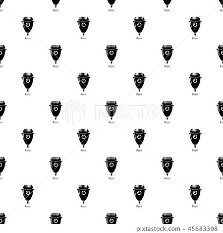 Razor pattern vector seamless 45683398
