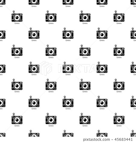 Camera pattern vector seamless Camera pattern vector seamless 45683441