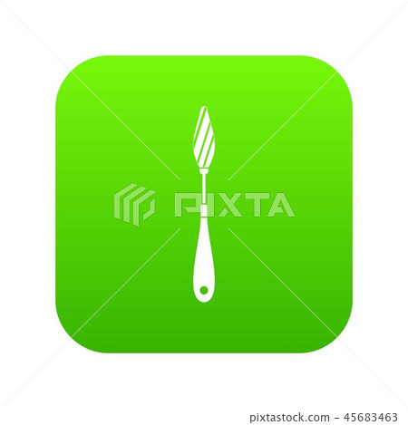 Scraper icon digital green Scraper icon digital green 45683463