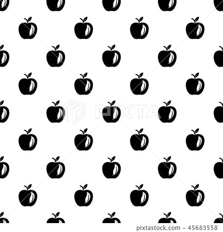 Leaf apple pattern vector seamless - Stock Illustration [45683558] - PIXTA