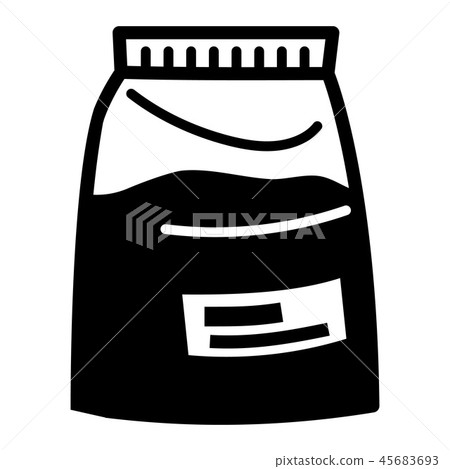 Dust pack icon, simple style 45683693