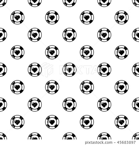 Casino chips pattern vector seamless 45683897