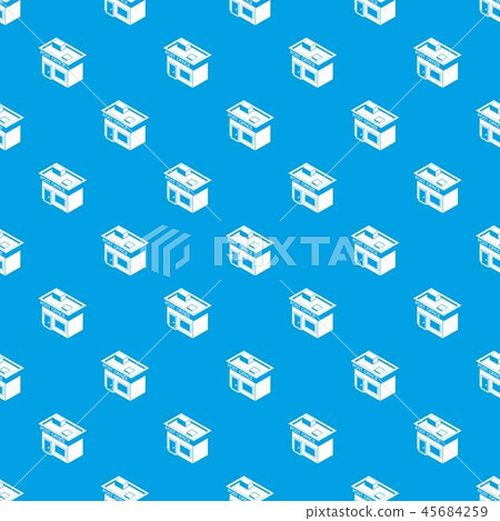 Post office pattern vector seamless blue Post office pattern vector seamless blue 45684259