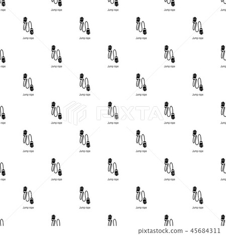 Jump rope pattern vector seamless 45684311