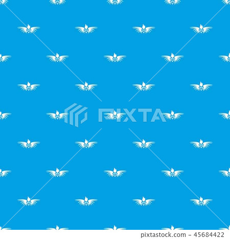 Phenix wing pattern vector seamless blue Phenix wing pattern vector seamless blue 45684422