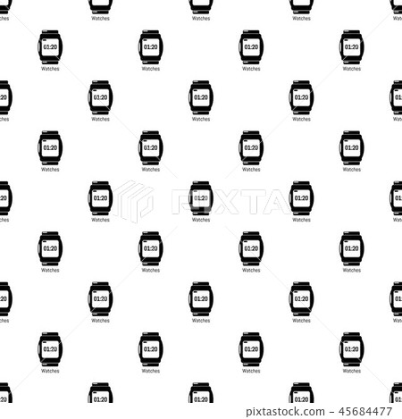 Watches pattern vector seamless Watches pattern vector seamless 45684477
