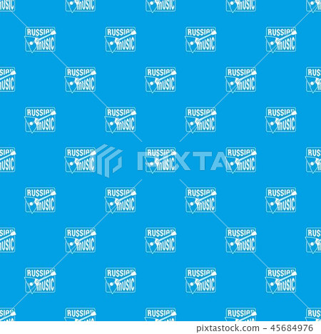 Balalaika pattern vector seamless blue 45684976