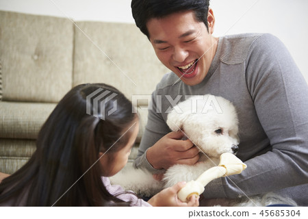 Life, Family, Dad, Daughter, Korean 45685304