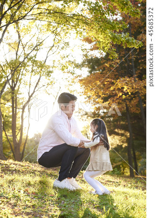 Life, Family, Dad, Daughter, Korean Life, Family, Dad, Daughter, Korean 45685372