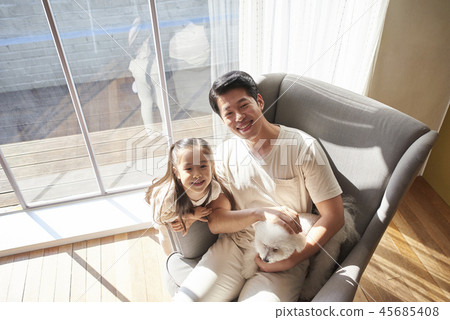 Life, Family, Dad, Daughter, Korean Life, Family, Dad, Daughter, Korean 45685408