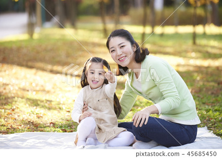 生活,母親,女兒,韓國人 生活,母親,女兒,韓國人 45685450
